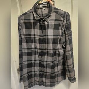 USCCA Flannel Women Button Down Shirt M 2A 2nd Amendment Patriotic America